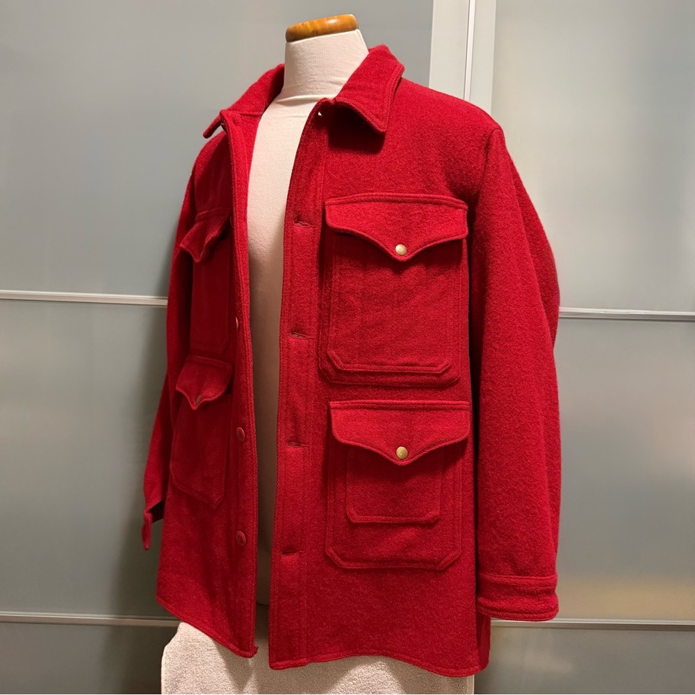 Polo by Ralph Lauren Mackinaw Cruiser Heavy 100% Wool Jacket, VTG Extremely RARE